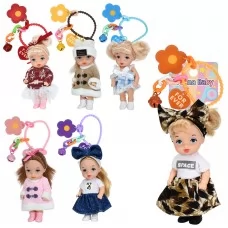 Ляльки-брелоки BabyToys DH2393 11см з дзвіночком