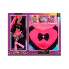 Шарнирная кукла BabyToys FD0419 29см с сумкой