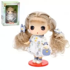 Лялька BabyToys FDE1864 18,5 см з довгим волоссям і аксесуарами