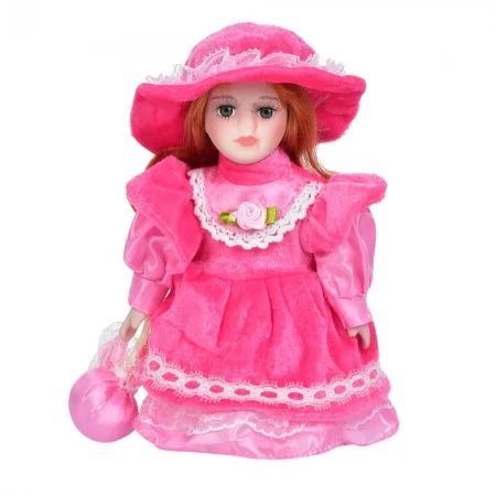 Фарфоровая кукла BabyToys HC08171 21см с подставкой