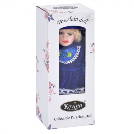 Фарфоровая кукла BabyToys HC08171 21см с подставкой