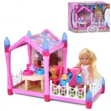 Лялька BabyToys K899-169 з меблями і коляскою для дівчинки