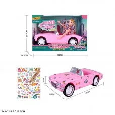Кукла BabyToys KQ196B с машиной и наклейками, 30 см Кукла BabyToys KQ196B с машиной и наклейками, 30 см