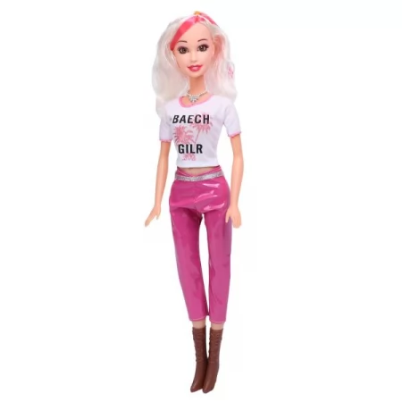 Интерактивная кукла BabyToys M 6418 Анжелика 56см с музыкой