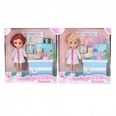 Шарнірна лялька BabyToys RR035 лікар ветеринар 16см