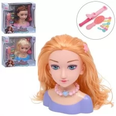 Манекен для причесок BabyToys 1379 з гребінцем і плойкою