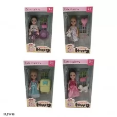 Кукла BabyToys 18см XQ1910 з аксесуарами для дівчаток