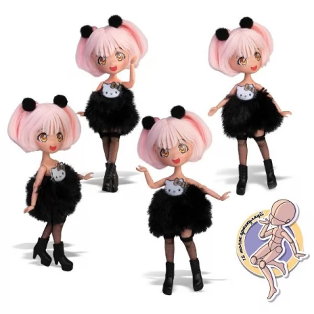 Лялька 4SF MANGA DOLLS серії "Hello Kitty" – ЗОЛОТА ДІВА