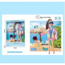 Кукла BabyToys A 795-1 семья мама с дочкой 30 см Кукла BabyToys A 795-1 семья мама с дочкой 30 см