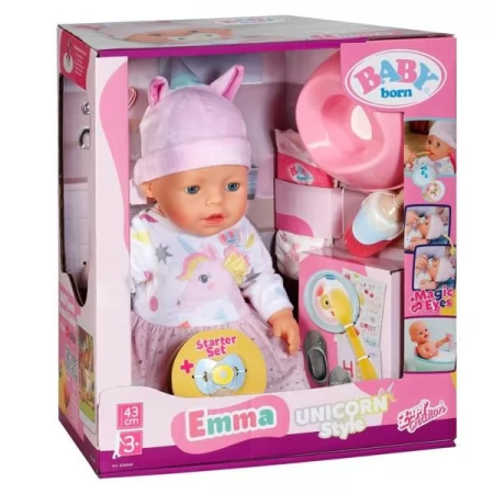 Лялька BABY BORN – ЕММА-ЄДИНОРІГ 43 см, з аксес.