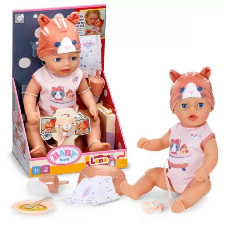 Лялька BABY BORN – ЛЕНА У КОСТЮМІ КОТИКА 36 см, з аксес. Лялька BABY BORN – ЛЕНА У КОСТЮМІ КОТИКА 36 см, з аксес.