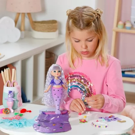 Лялька BABY BORN серії "Glam Up" – РУСАЛОНЬКА АУРА 28 см, з аксес.