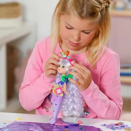 Лялька BABY BORN серії "Glam Up" – РУСАЛОНЬКА АУРА 28 см, з аксес.