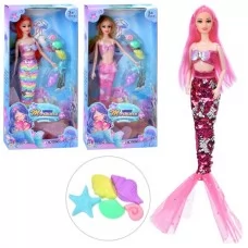 Лялька русалка BabyToys HS-386 30см з раковинами мікс