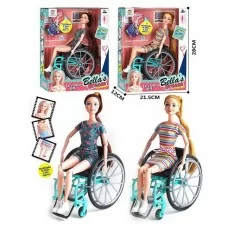 Лялька BabyToys JX 300-76 з візком, 30 см