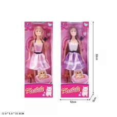 Лялька KAIBIBI 29см BLD348 з тваринкою 2в.кор.32*5*12 Лялька KAIBIBI 29см BLD348 з тваринкою 2в.кор.32*5*12
