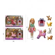 Кукла для девочки BabyToys L 5-21 пластмассовая 25см