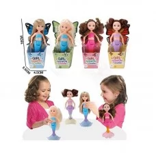 Кукла русалка BabyToys LK 1436-20 пластиковая микс видов