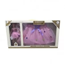 Лялька для дівчинки BabyToys QJ 069 D висота 30 см із сукнею
