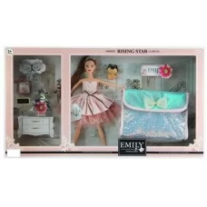 Лялька для дівчинки BabyToys QJ 096, 30 см, із сумочкою
