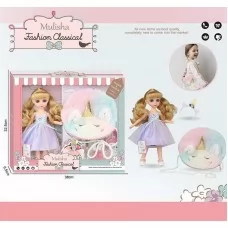 Кукла BabyToys QJ 140 с сумочкой и обручем для девочки