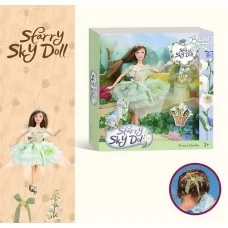 Лялька BabyToys SK 049 C 30 см з діадемою та квітами