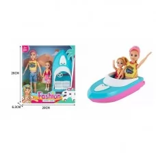Кукла BabyToys ST 5612-8 семья 2 куклы с катером