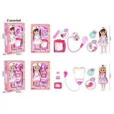 Лялька BabyToys А717 набір лікаря 32 см пластик
