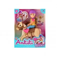 Лялька BabyToys з аксесуарами конячки для дівчинки від 1 року Лялька BabyToys з аксесуарами конячки для дівчинки від 1 року