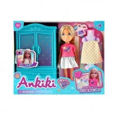 Лялька BabyToys зі шафою та сукнею 13 см Лялька BabyToys зі шафою та сукнею 13 см
