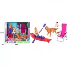 Кукла семья с аксесуарами BabyToys ST 5616-14, 23 см