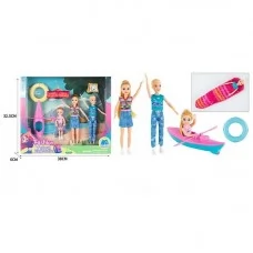 Кукла с аксессуарами BabyToys ST 5616-15, семья 3 куклы, высота 23 см Кукла с аксессуарами BabyToys ST 5616-15, семья 3 куклы, высота 23 см