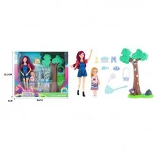 Кукла семья BabyToys ST 5616-4 с аксесуарами 30 см Кукла семья BabyToys ST 5616-4 с аксесуарами 30 см