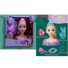 Манекен для зачісок BabyToys 2801 пластиковий різнокольоровий Манекен для зачісок BabyToys 2801 пластиковий різнокольоровий