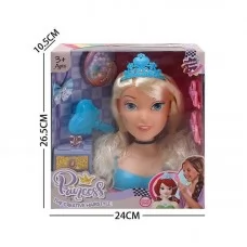 Манекен голова для зачісок BabyToys LK 1712 A пластик Манекен голова для зачісок BabyToys LK 1712 A пластик