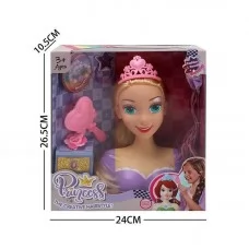 Манекен голова для зачісок BabyToys LK 1712 C пластмасовий Манекен голова для зачісок BabyToys LK 1712 C пластмасовий