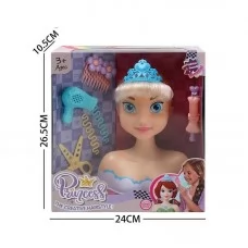 Манекен голова для причесок BabyToys LK 1713 E пластиковая