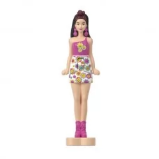 Миникулечка-сюрприз Barbie "Color Reveal" серии "Mini BarbieLand" – радужные и стильные Размер упаковки 3 x 8 x 15 см,
Вес 26 г,
Размер игрушки 4 см