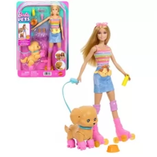 Набір Barbie “Катання з хвостатим другом” – блондинка Набір Barbie “Катання з хвостатим другом” – блондинка