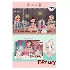 Лялька з меблями спальні BabyToys 6641 для дівчаток