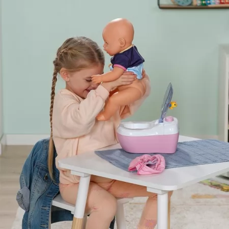 Інтерактивний унітазик для ляльки BABY BORN – МАЛЕНЬКИЙ ТУАЛЕТ звук Інтерактивний унітазик для ляльки BABY BORN – МАЛЕНЬКИЙ ТУАЛЕТ звук