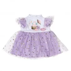 Одежда для куклы Baby Annabell Платье сиреневое 43 см 