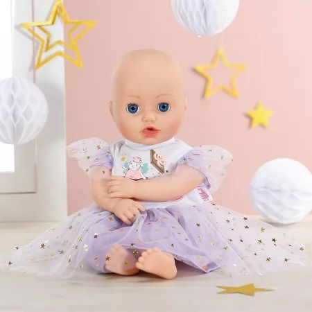 Одежда для куклы Baby Annabell Платье сиреневое 43 см Одежда для куклы Baby Annabell Платье сиреневое 43 см
