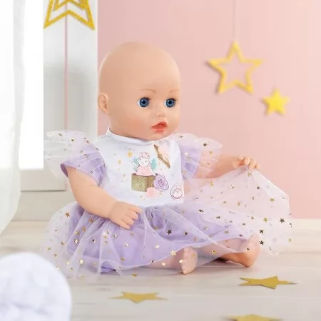 Одежда для куклы Baby Annabell Платье сиреневое 43 см Одежда для куклы Baby Annabell Платье сиреневое 43 см