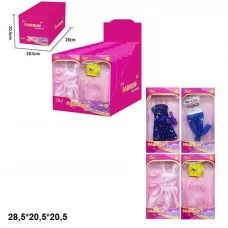 Одежда для куклы BabyToys 6051-2 разные цвета 4 вида