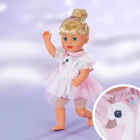 Одяг для ляльки BABY BORN – СУКНЯ З ЛЕБЕДЕМ 43 см