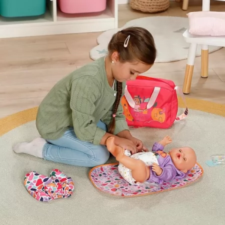 Сумка для ляльки BABY BORN серії "Pinplay" – ТУРБОТЛИВИЙ ДОГЛЯД з аксес. Сумка для ляльки BABY BORN серії "Pinplay" – ТУРБОТЛИВИЙ ДОГЛЯД з аксес.
