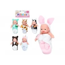Пупс в одеяле YD138P-12, 13 см, Limo Toy, 6 видов (цена за 1шт)