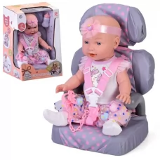 Кукла 81891 42см, пьет-писающий, соска, бутылочка, автокресло 25-20-в36,5см, в коробке, 26-39-24см Кукла 81891 42см, пьет-писающий, соска, бутылочка, автокресло 25-20-в36,5см, в коробке, 26-39-24см