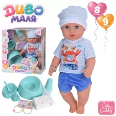 Кукла BL242O-DM-UA 42см, пьет-писающий, горшок, подгузник, бутылочка, соска, посуда, в коробке, 33-38-18см